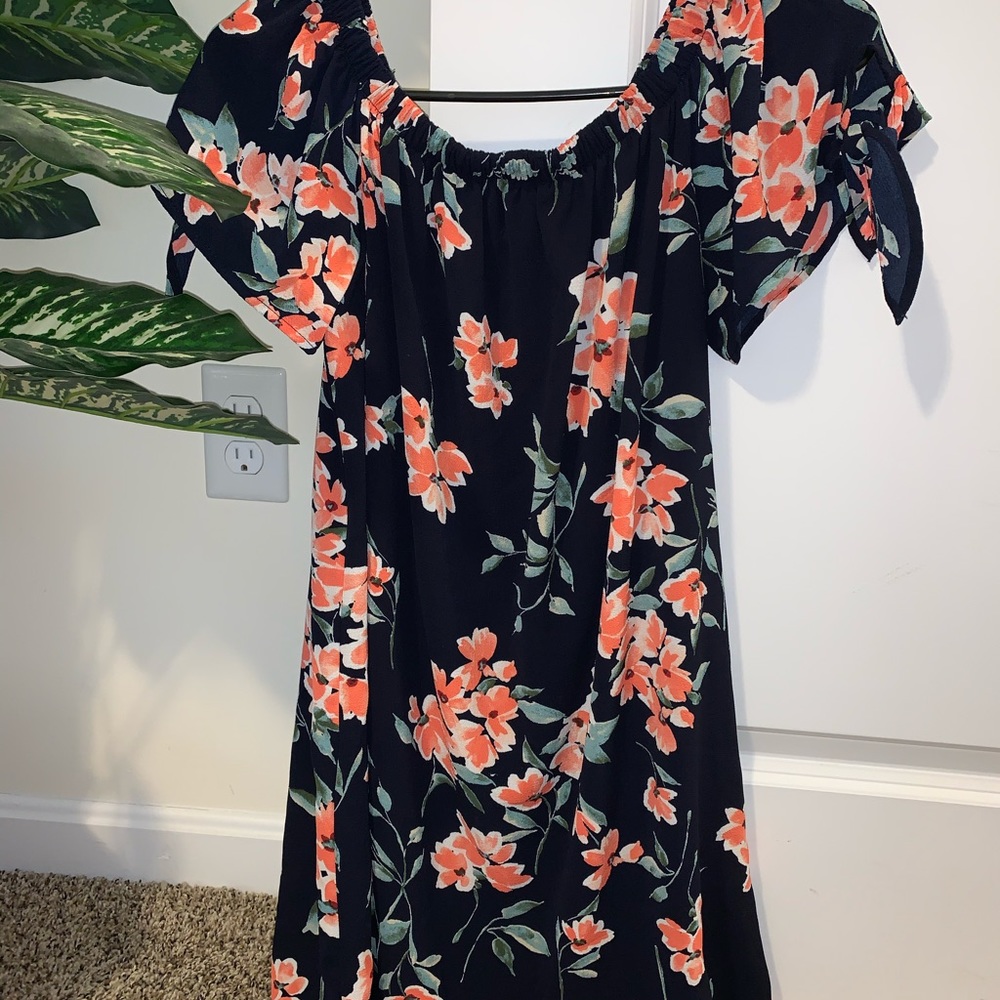 Off the Shoulder Floral Dress